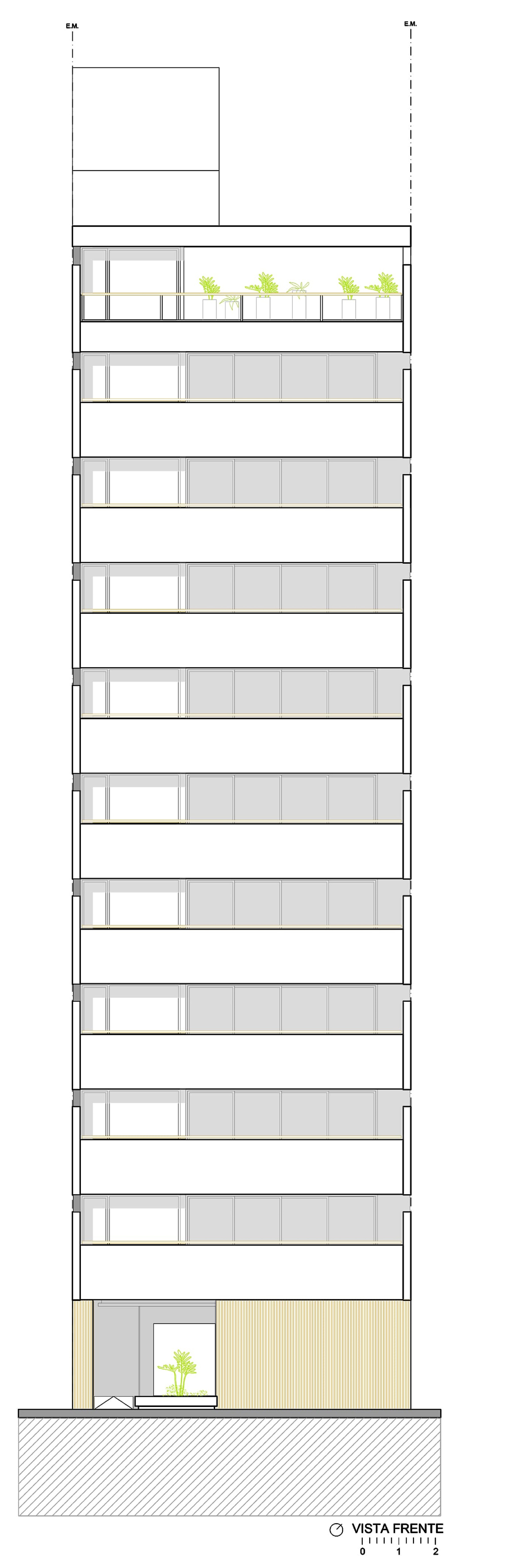 萨维德拉梯田丨阿根廷拉普拉塔丨Drei Arquitectura y Desarrollos-36