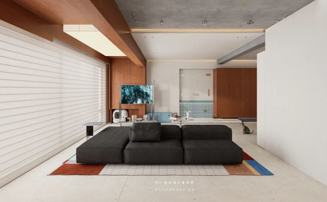 【首发】MH设计新作：色彩·情绪▏彰显个性跃层空间的趣活之境-31