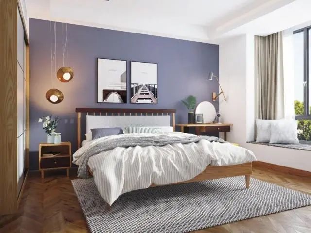 125㎡北欧简约混搭,大胆撞色展现个性空间-17