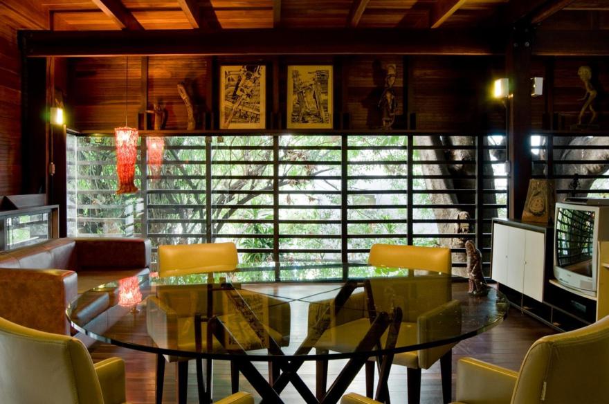 巴西独特木结构住宅 | 保留自然元素,打造城市森林-11