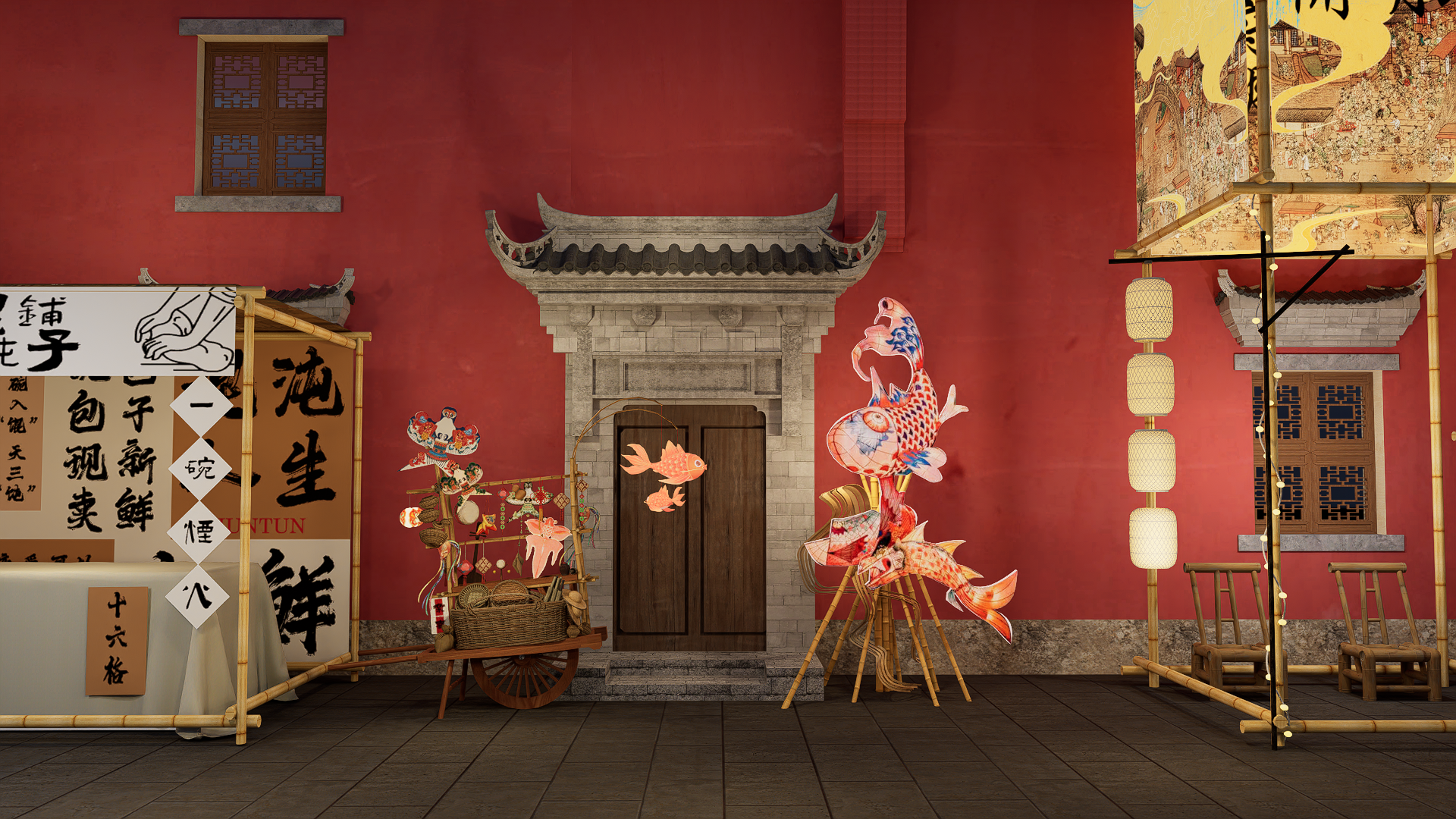 商业街/集市古风活动-6