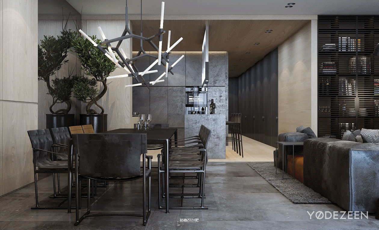 高级灰++ 高级黑 | 打造魅力奢华空间-22