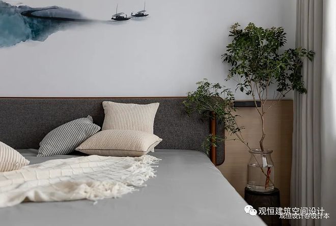 38万元三居110平米装修案例_效果图 - 观恒空间 | 南北跨度14米老房改造 - 设计本-19