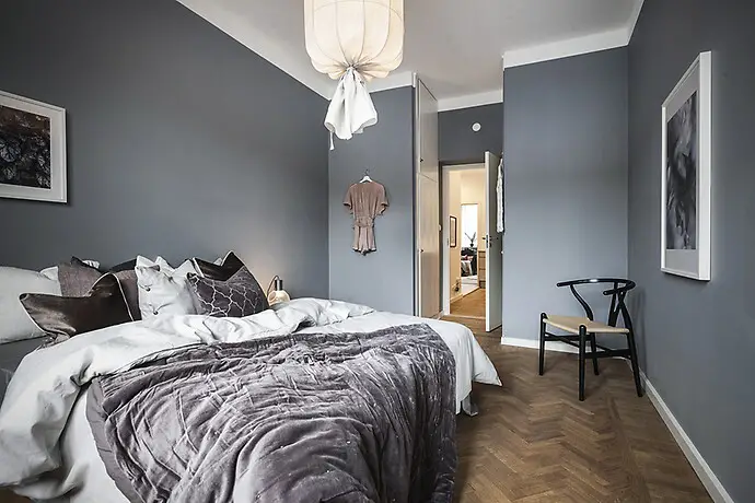 瑞典 110 平米老建筑里的现代魅力-11