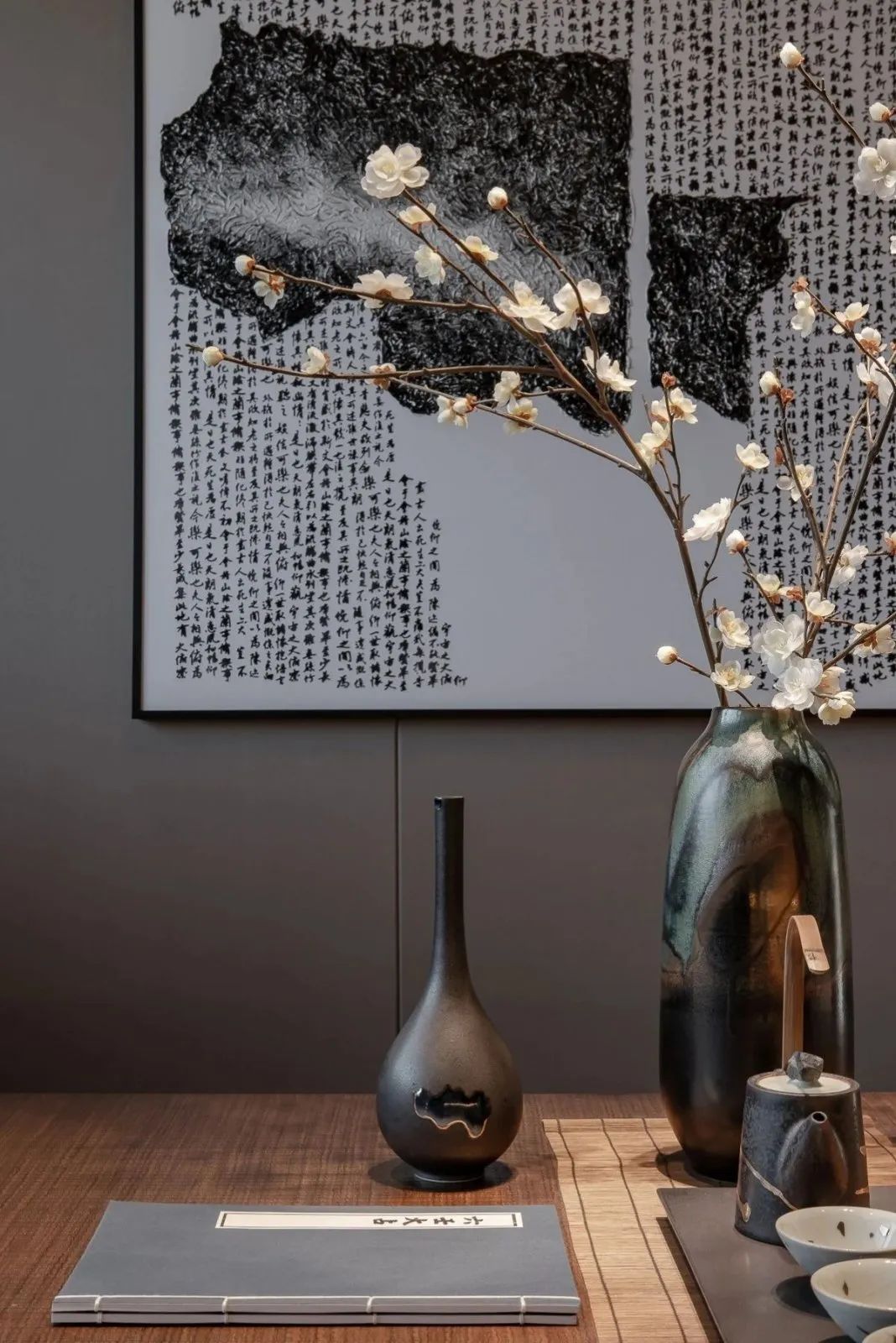 银川万科翡翠公园上叠别墅样板间——现代中式风格演绎-13