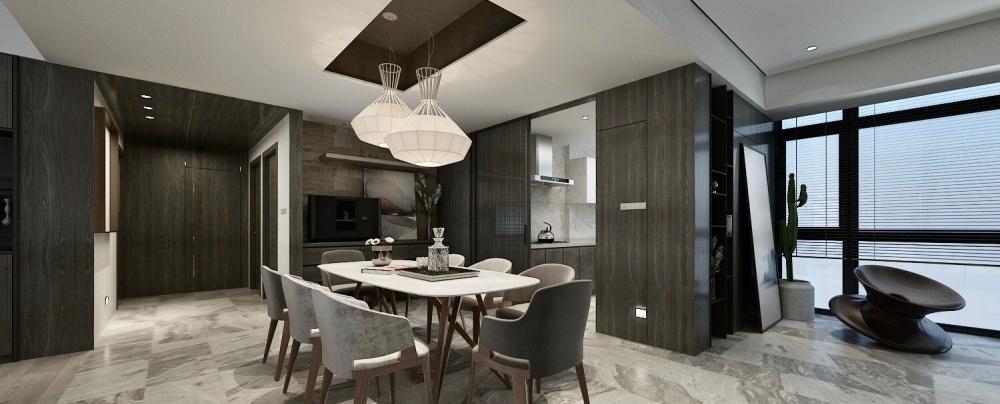 融合南北对流与女性力量的黑灰色系家居设计-34