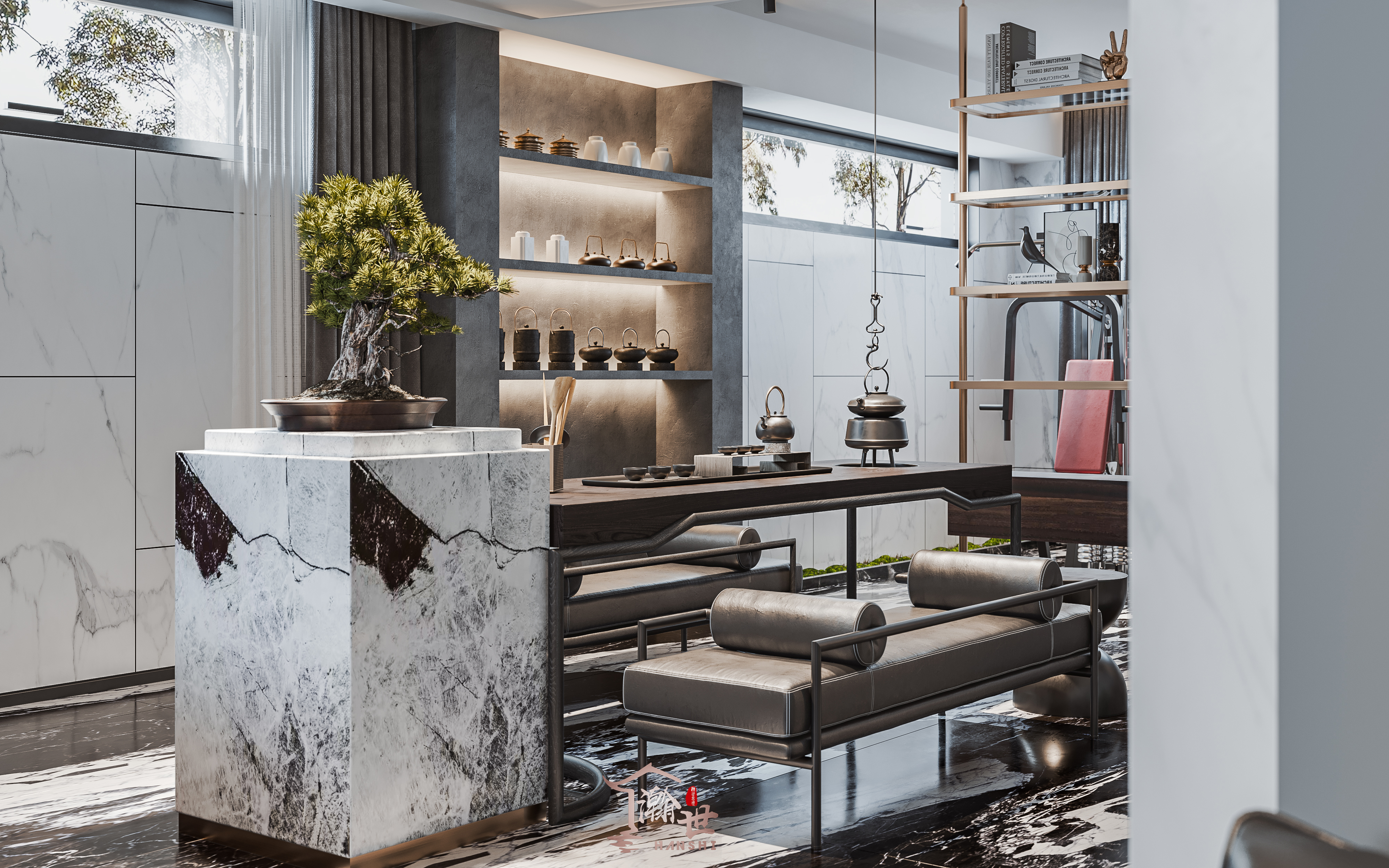 现代轻奢家装-瀚世表现-16