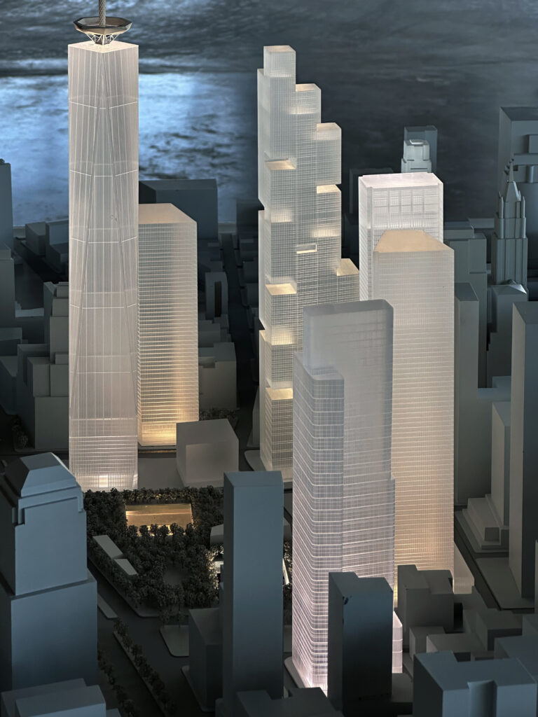 Silverstein Properties Unveils Scale Models of 2 and 5 World Trade Center Skyscrapers in Financial District, Manhattan - New York YIMBY-2