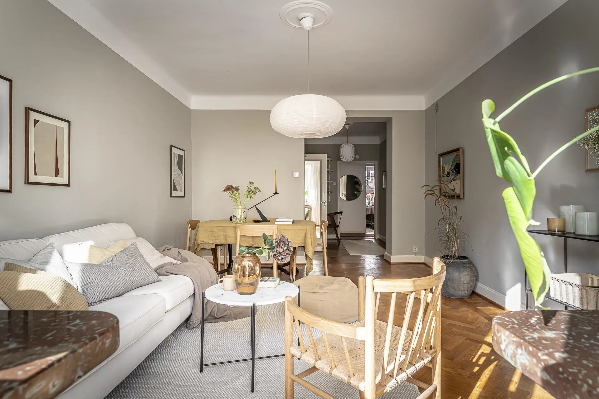 温馨瑞典 61m2 公寓 | 古老与现代的完美结合-2