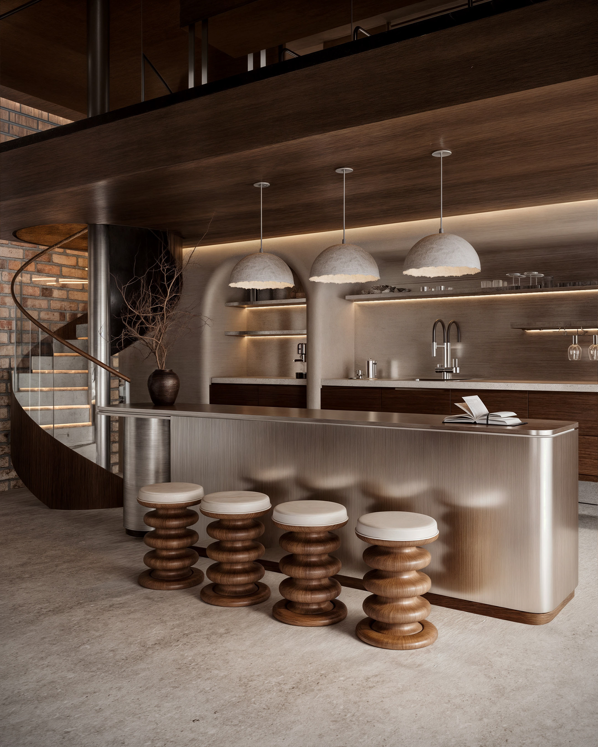 地下室小厨房丨土耳其丨Nada Hatem-2