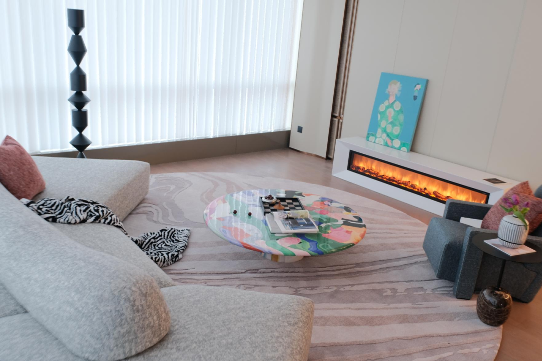 精装房改造新作｜落地艺术爆棚的豪宅嘉佰道-68