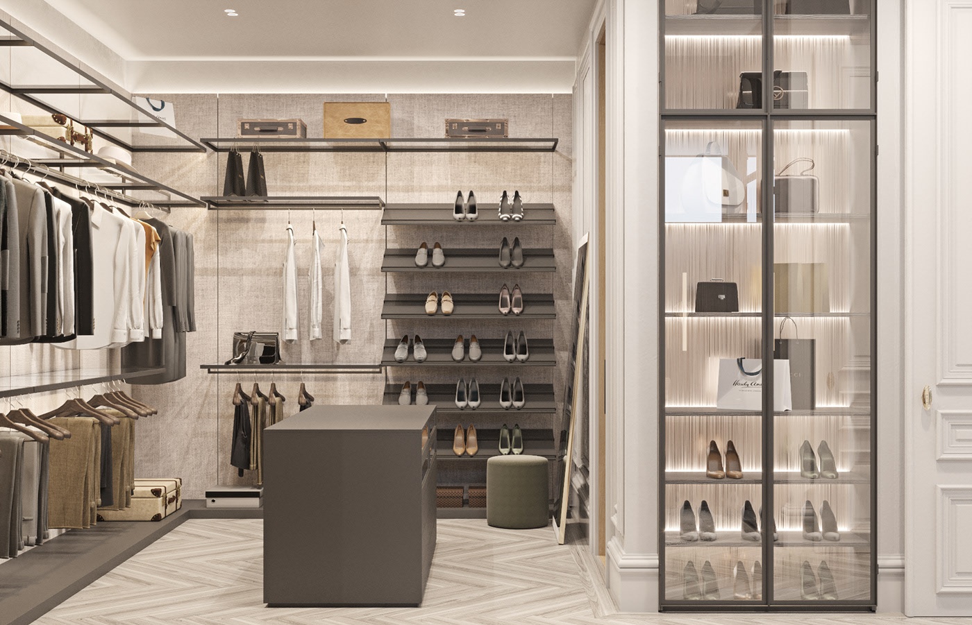 浅色系别墅设计-23