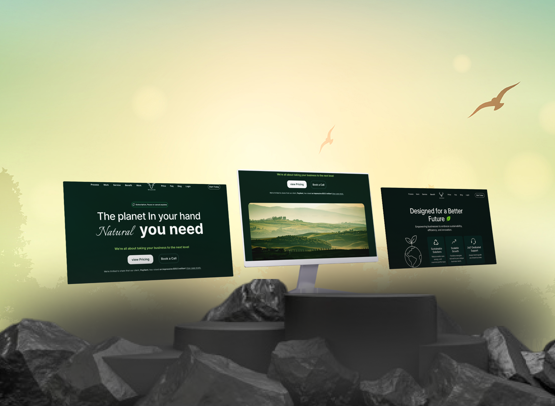 Wildbir – Sustainable Eco-Conscious Landing Page Design-0