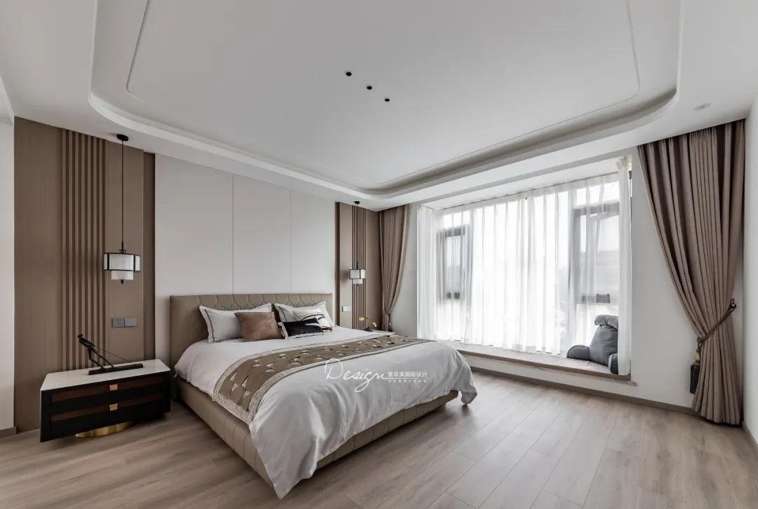 云康园简约中式设计丨紫苹果装饰集团-52