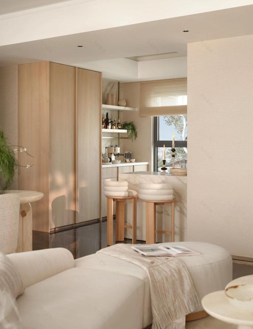 华润南京金陵中心130㎡样板间丨中国南京丨软装上海法云设计,室内赛拉维设计CLV.DESIGN-13