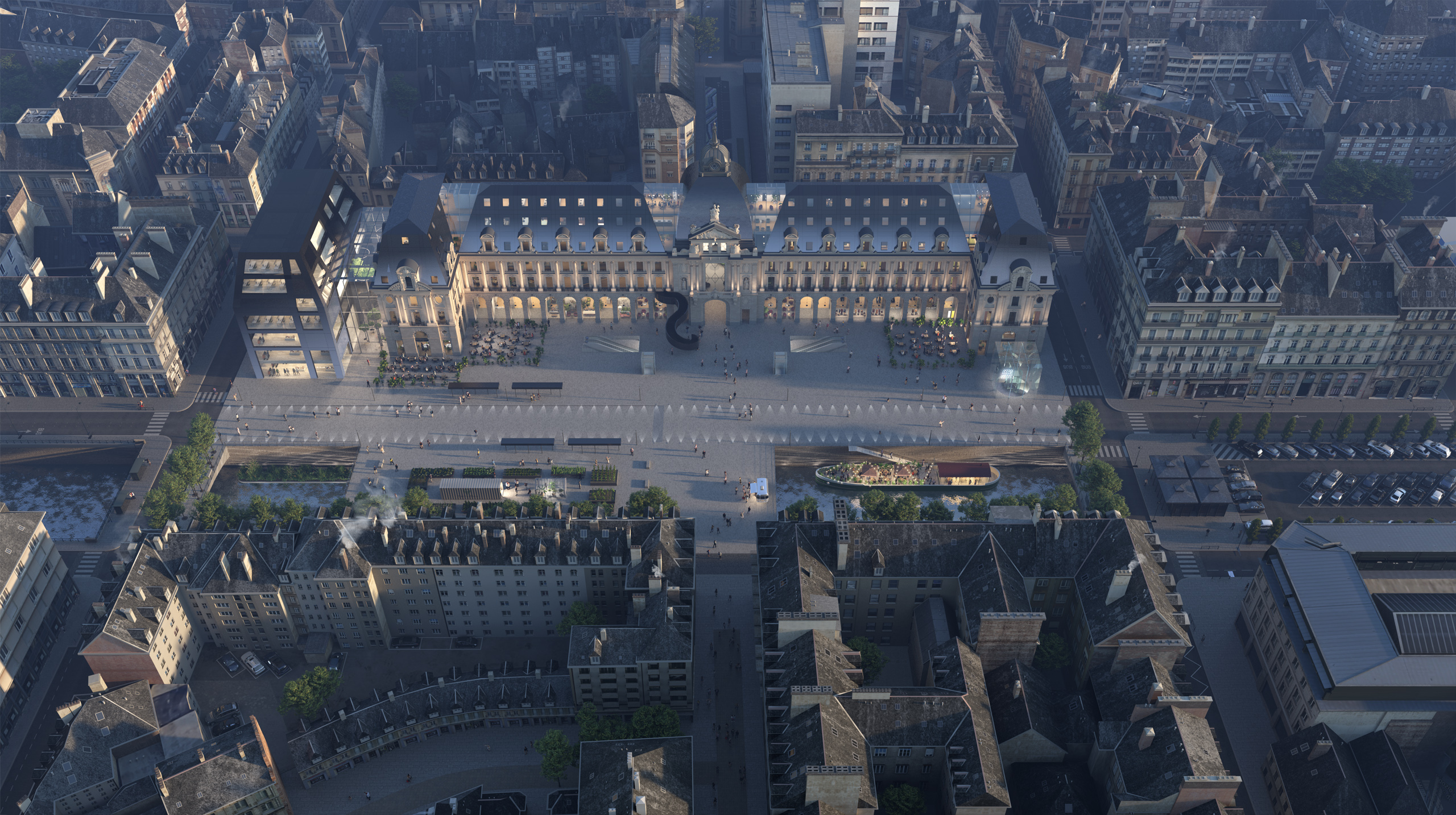 法国雷恩“Palais du Commerce”建筑改造-15