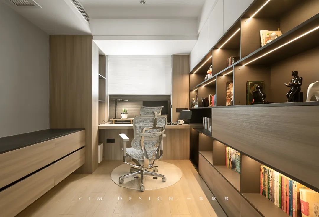 灯火里的简雅生活 · 140㎡现代简约新房装修丨李洁-19