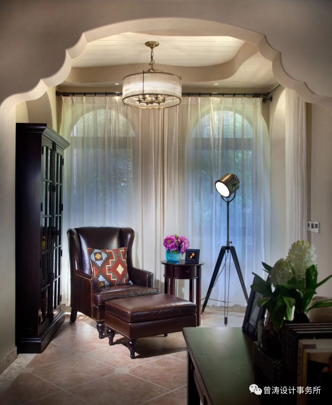 蓝湖郡花园别墅 | 美式乡村风格,光影与空间的深层对话-63