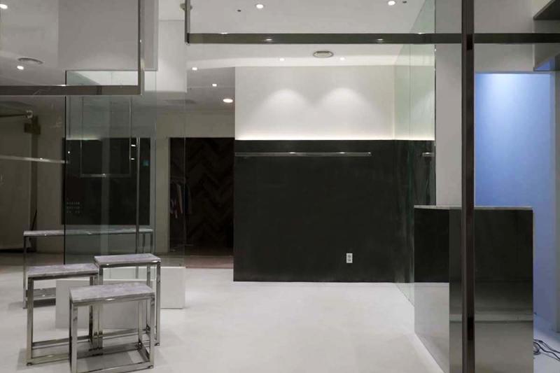 简约黑白风格 13 坪服装店设计-6