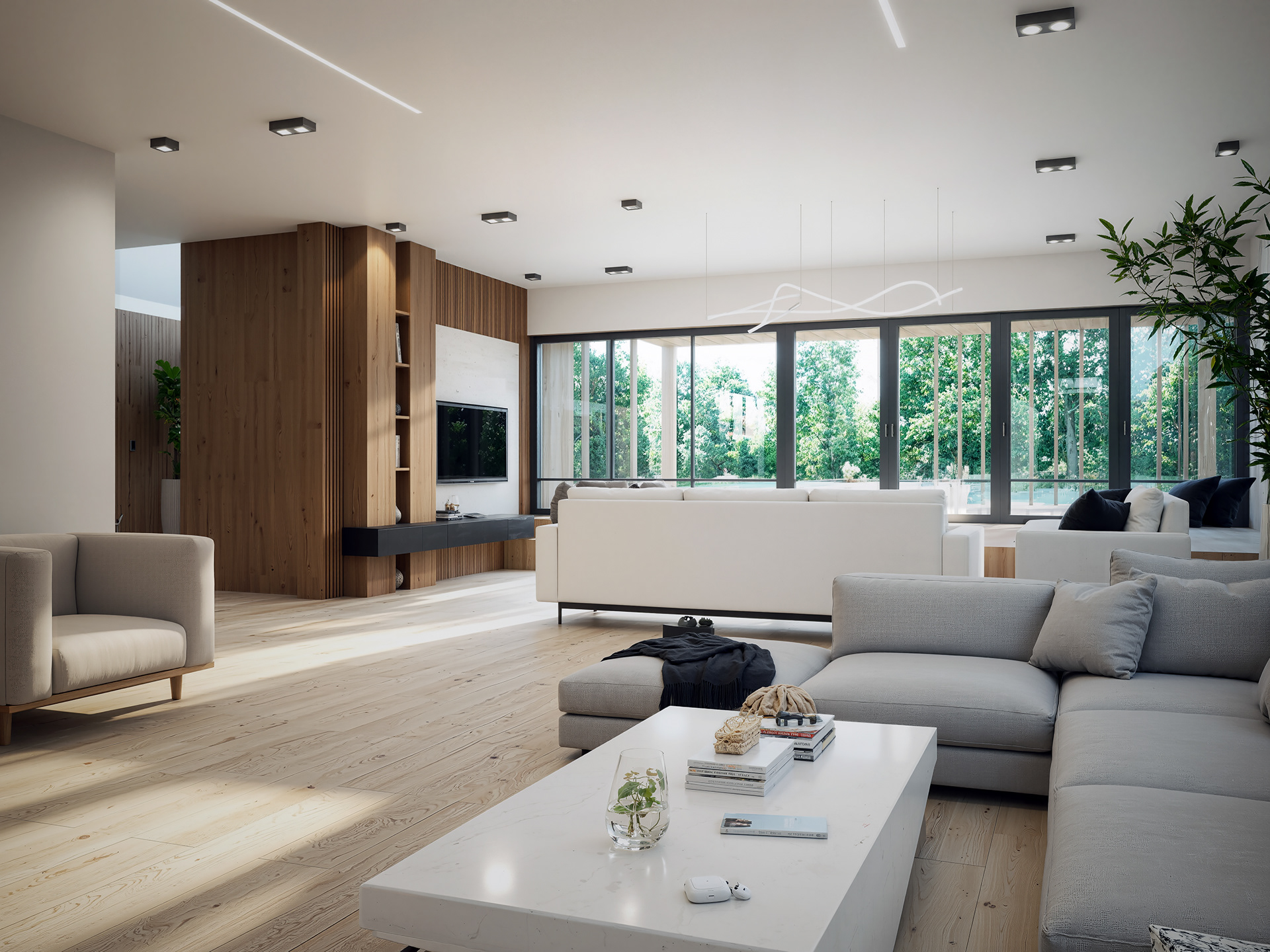 Interior Rendering | Wall House | U.S.A.-2