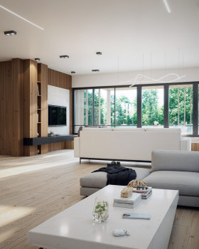 Interior Rendering | Wall House | U.S.A.