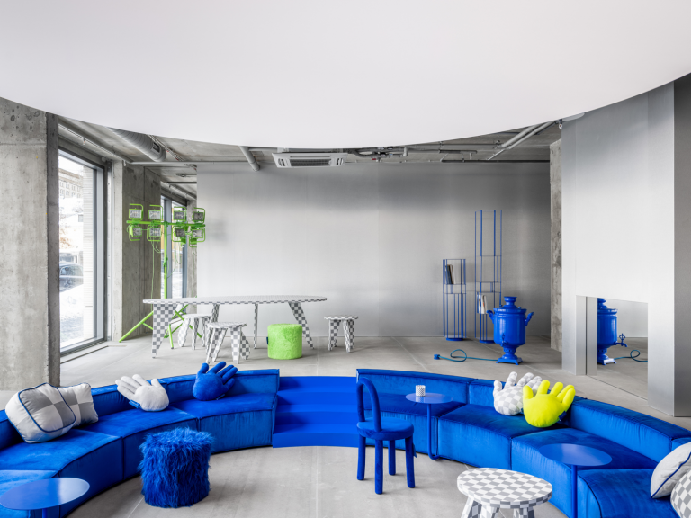 蓝灰调·质感商业空间·IOPE 实验室定制护肤新体验丨韩国-70