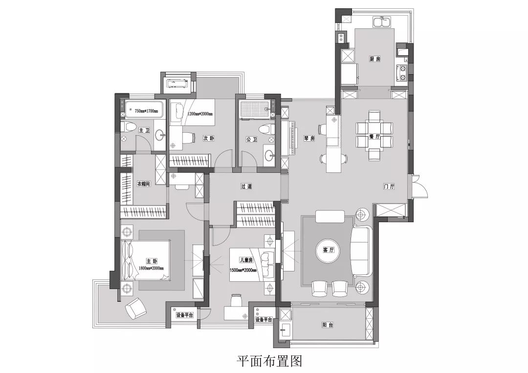 简欧风婚房，温馨与高级的完美融合-12