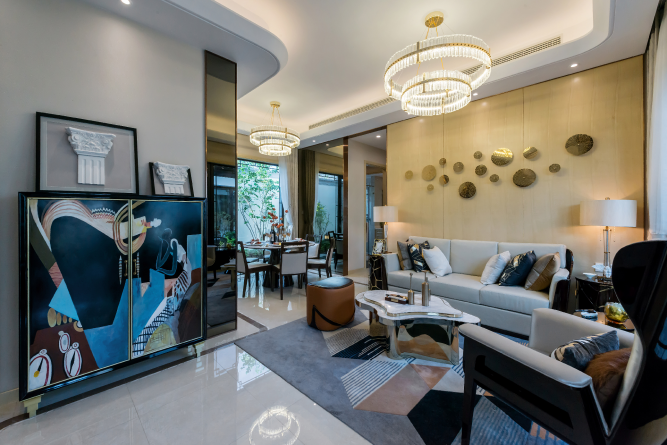 89㎡嘉兴蓝城春风江南小镇A户型  上海益善堂装饰设计-2