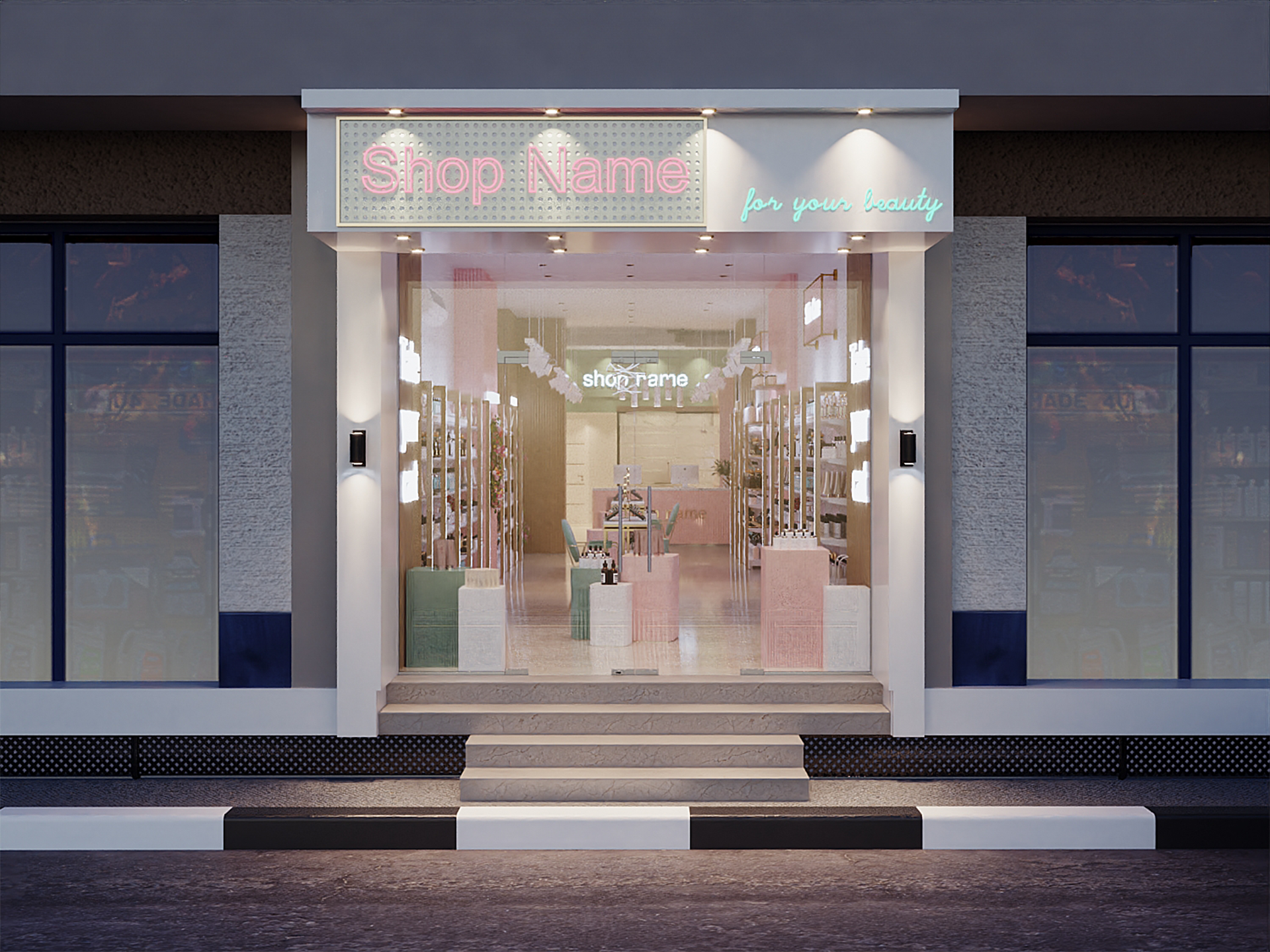 cosmetic center architecture - interior design-18