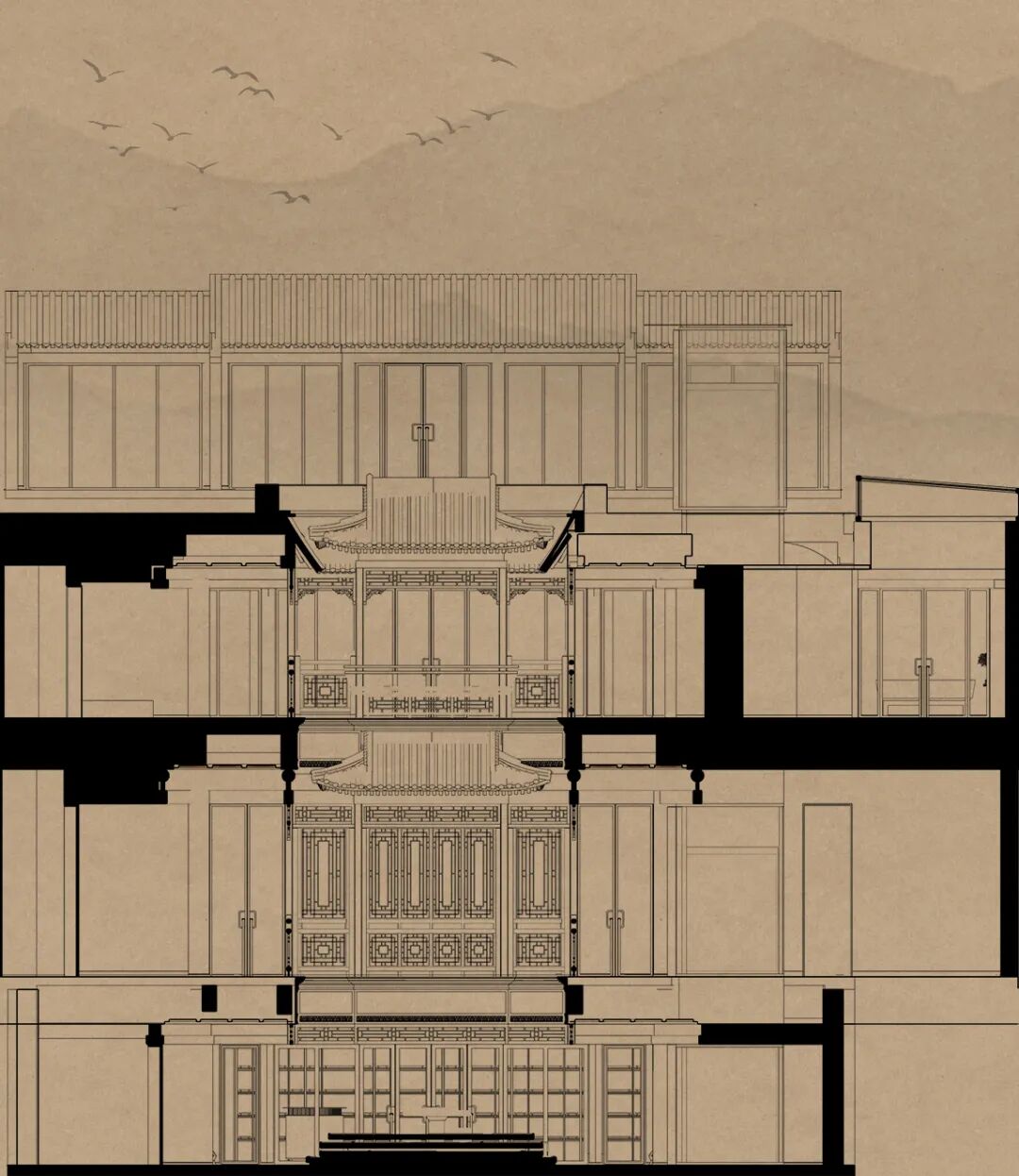 簋街四合院丨中国北京丨绣花针(北京）艺术设计有限公司-28