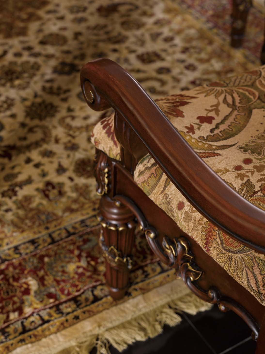 高清古典美式风格 卧室客厅餐厅书房家具场景图片素材-7