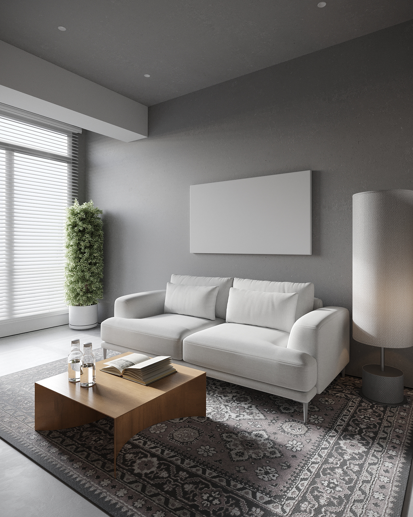 原木与灰白打造的素雅治愈空间-6