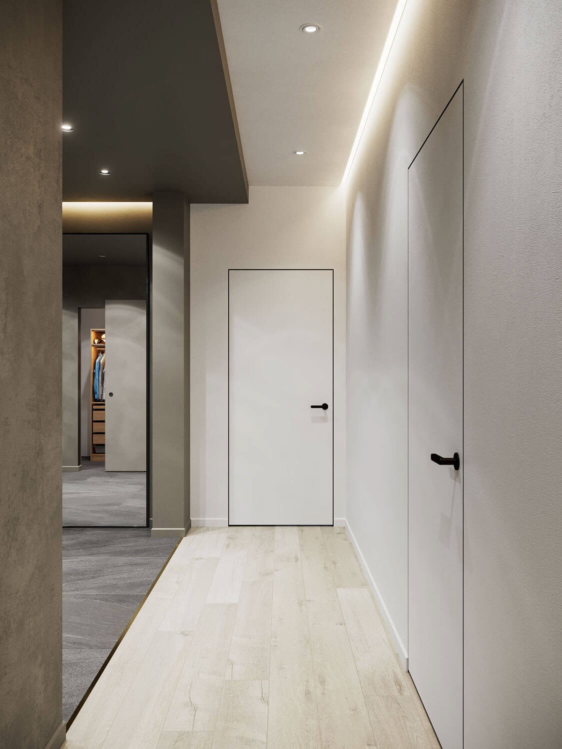 木质+高级灰 舒适到极致的住宅空间-4