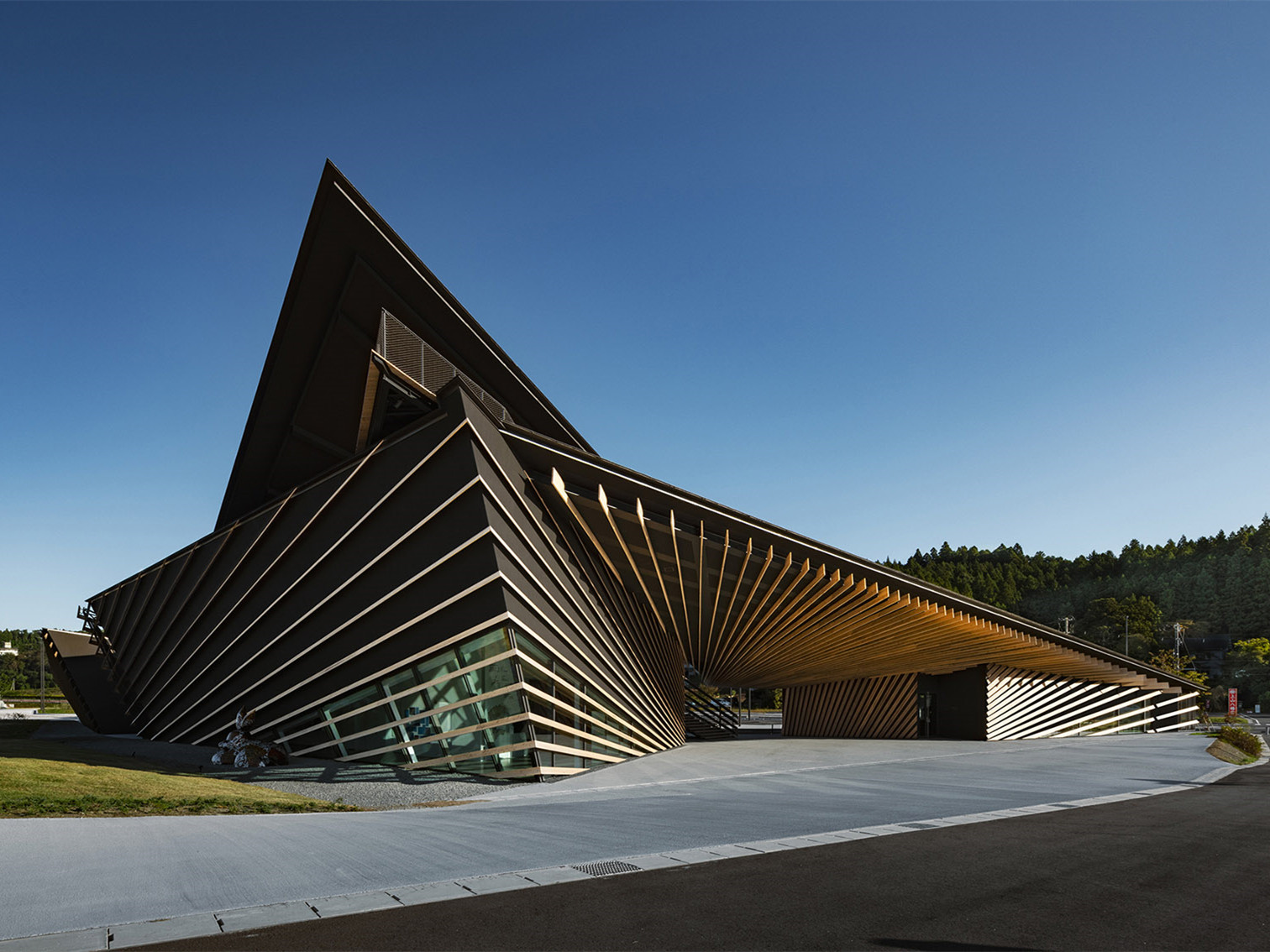 日本宫城县道之驿 Sansan 南三陆丨隈研吾建筑都市设计事务所-3