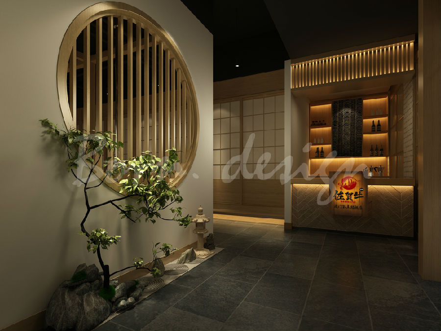 厦门日式烤肉店餐厅设计-13