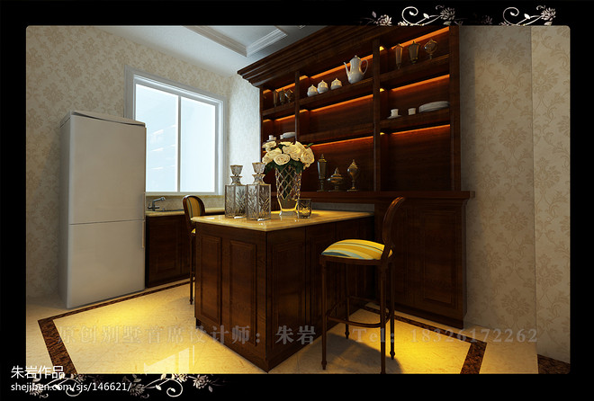 HF  内森庄园（欧式）别墅豪宅装修案例-13