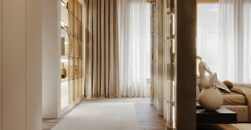 MASTER BEDROOM 03 公寓设计丨沙特阿拉伯丨Rana El Shanwany-0