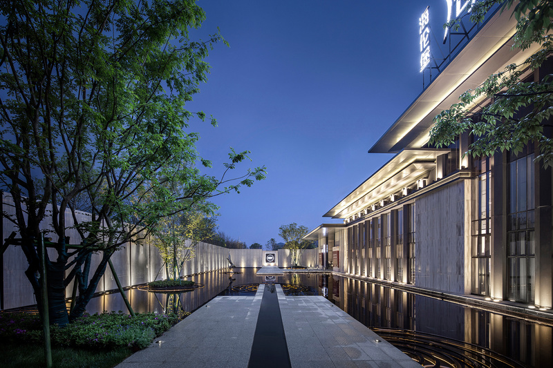 江苏宜兴海伦湾销售中心—现代东方美学之韵-19