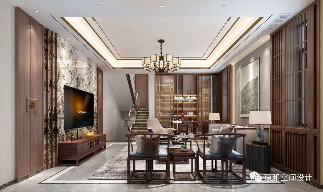奥园·观澜誉峰现代中式风格别墅设计丨中国东莞-8