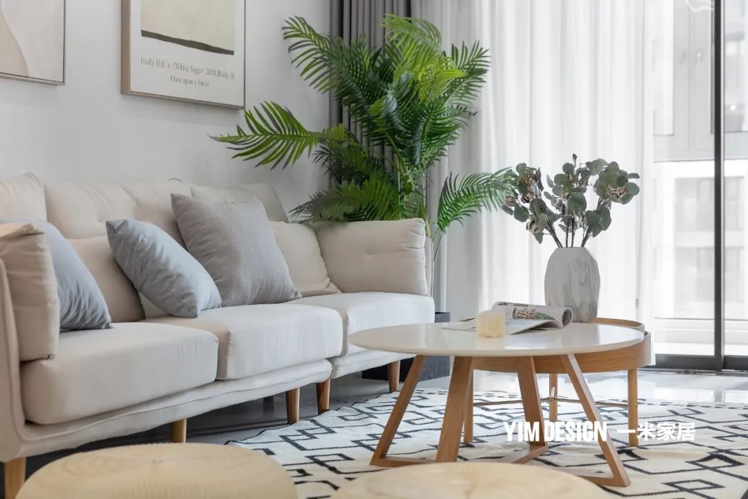 日式混搭风,原木与白的纯净世界丨一米家居-14