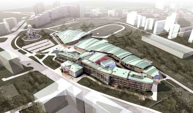 莫斯科州Мытищи市奥林匹克后备学校丨俄罗斯莫斯科丨建筑事务所ASADOV-31