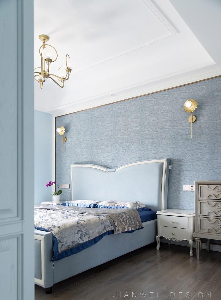 现代摩登美式轻奢家居,玩转平层空间设计-36