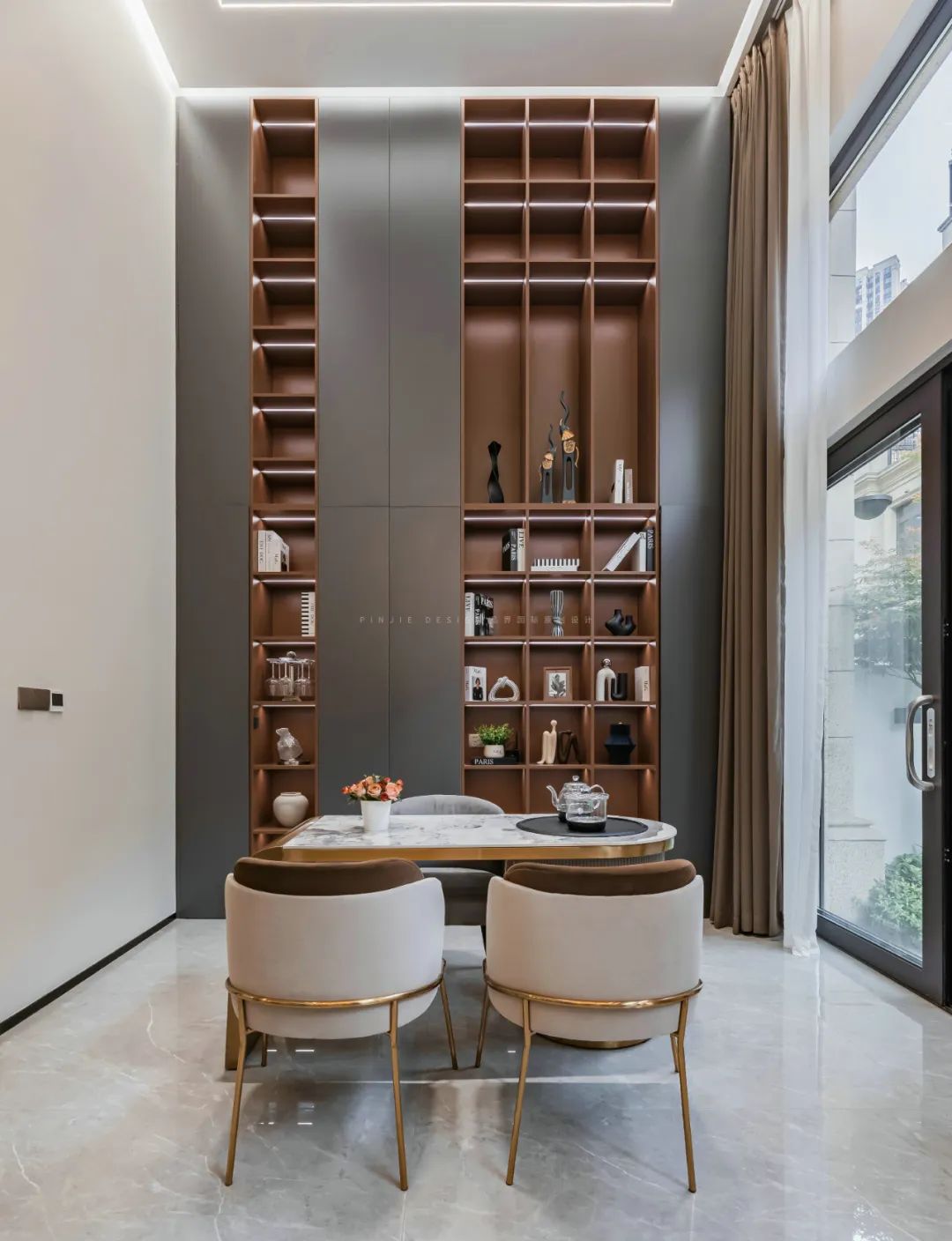 国博城私墅意式轻奢《粉韵小筑》丨中国重庆丨严斌,冉茜,况海霞-14