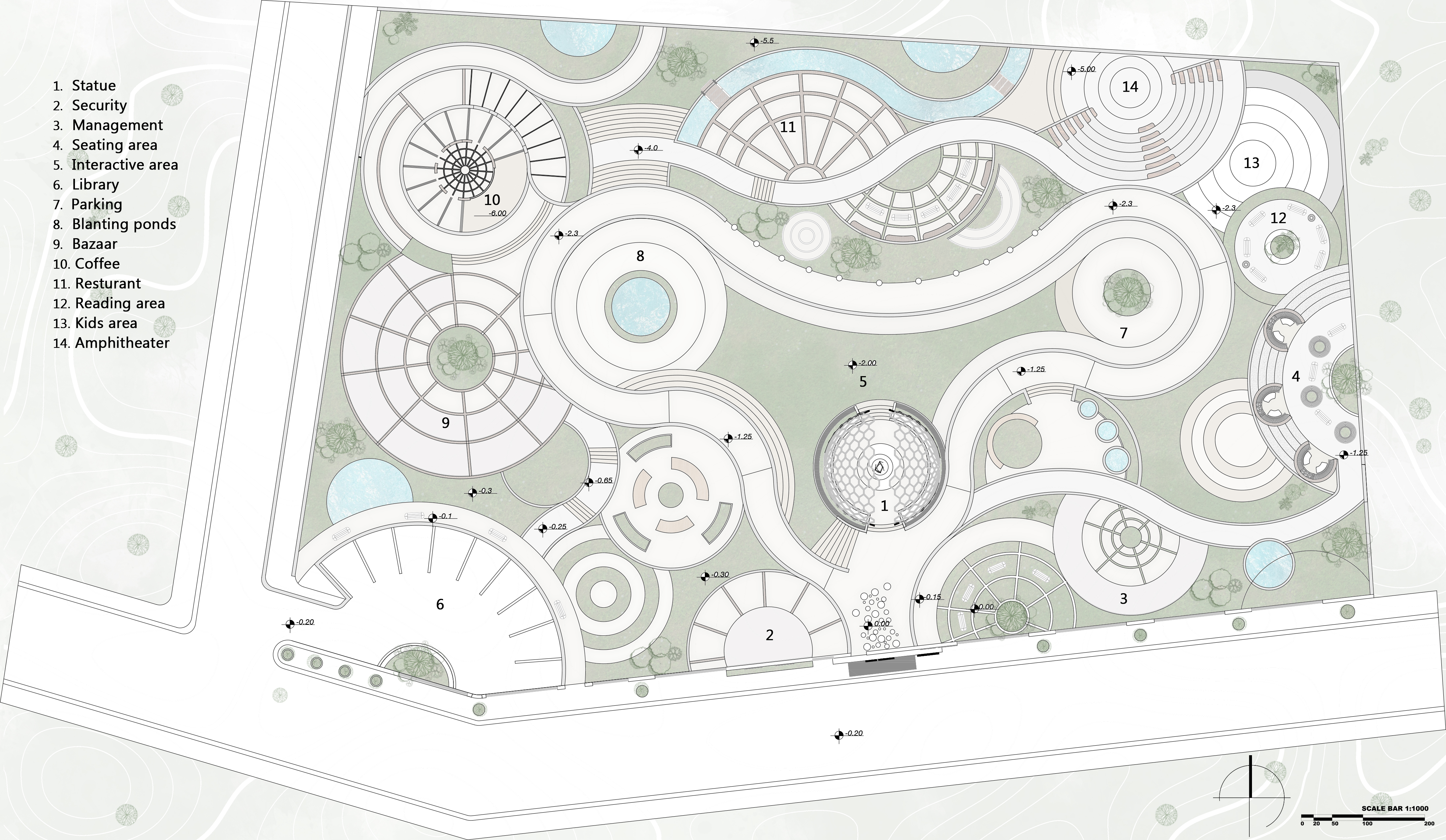 "حكاية وطن"纪念公园丨约旦安曼丨Mutaz Alrahahleh,Abdallah Khleifat-9