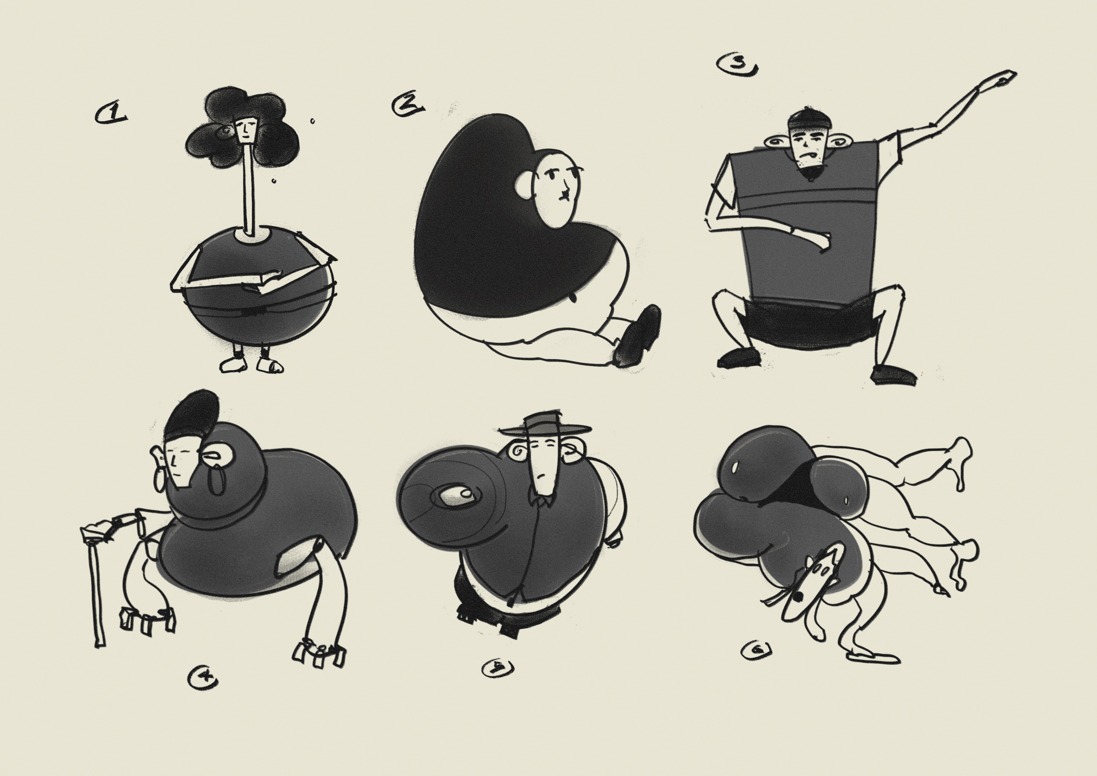 Weird Tarot Reader Character Design-5