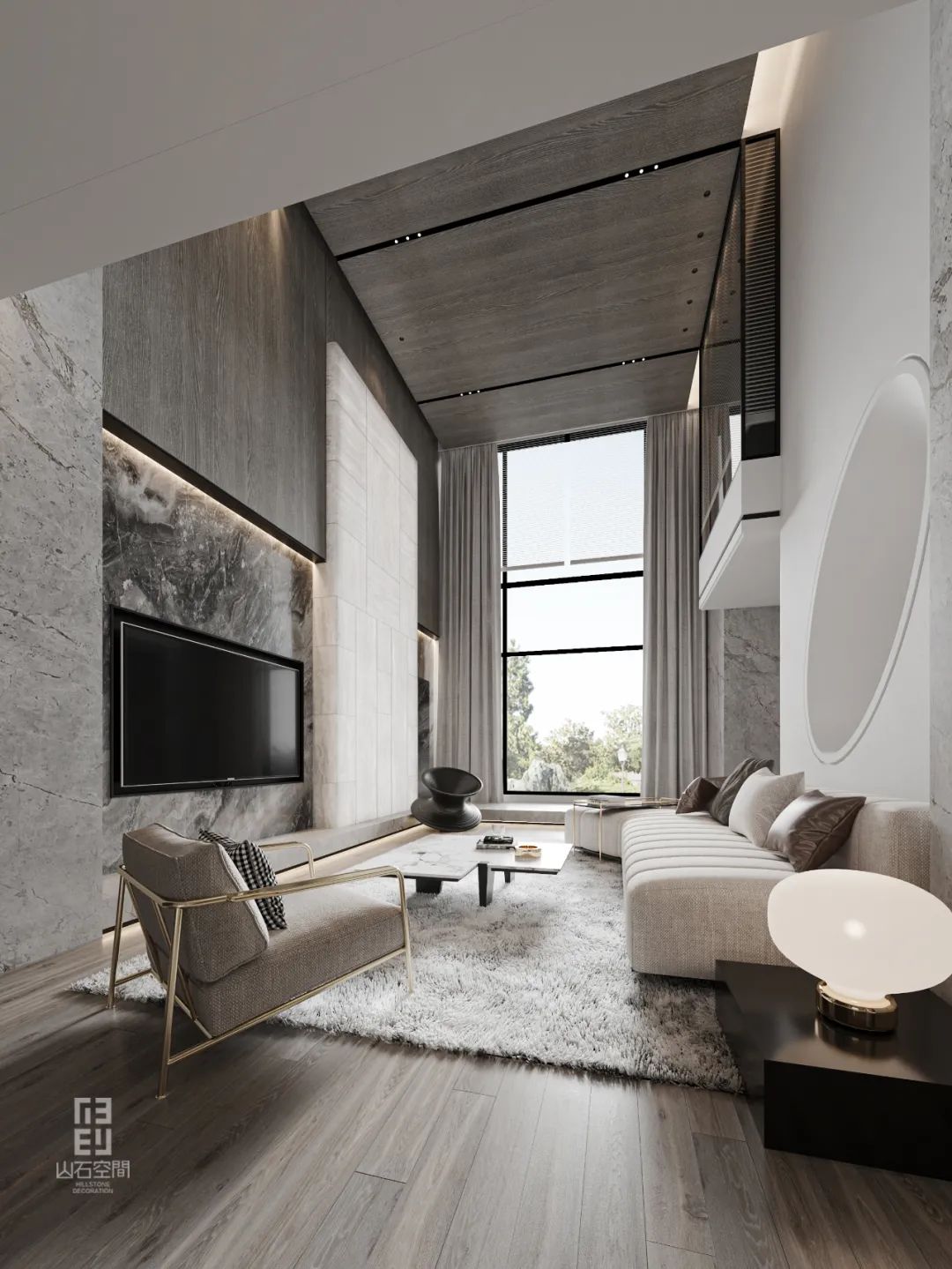 繁夏宁静自然,700㎡私宅“丝桐泽韵”-4