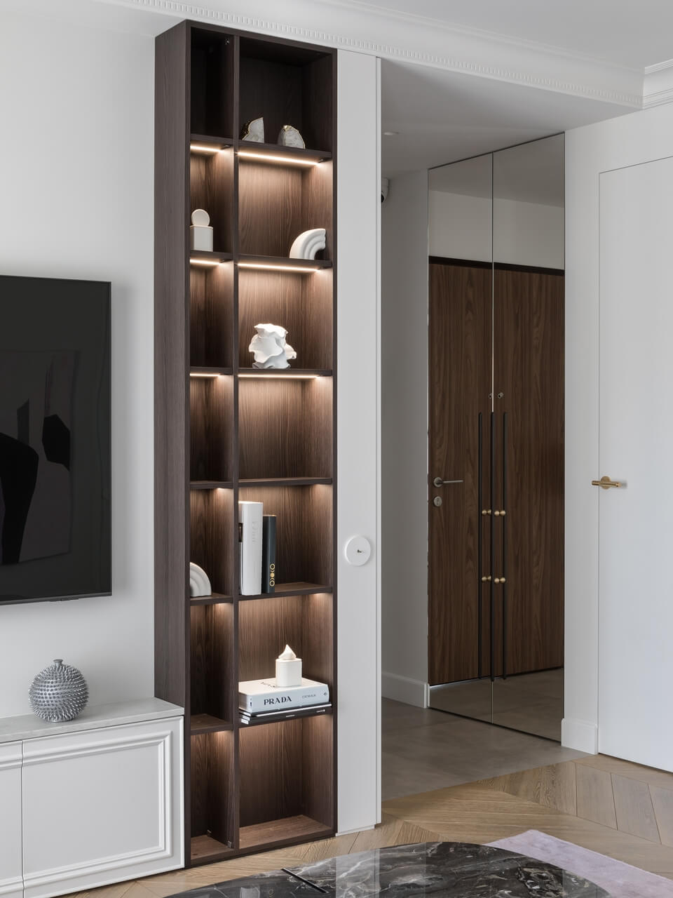 华沙83平米公寓室内设计项目丨波兰华沙丨EllyDesign工作室-11