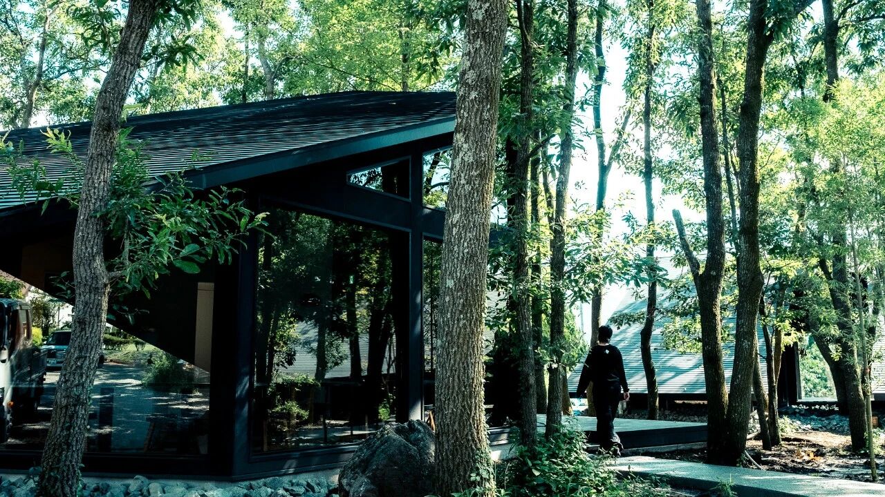 ORIGAMI MINAMIASO民宿及ORIGAMI咖啡馆丨Gendai kankyo建筑事务所-11