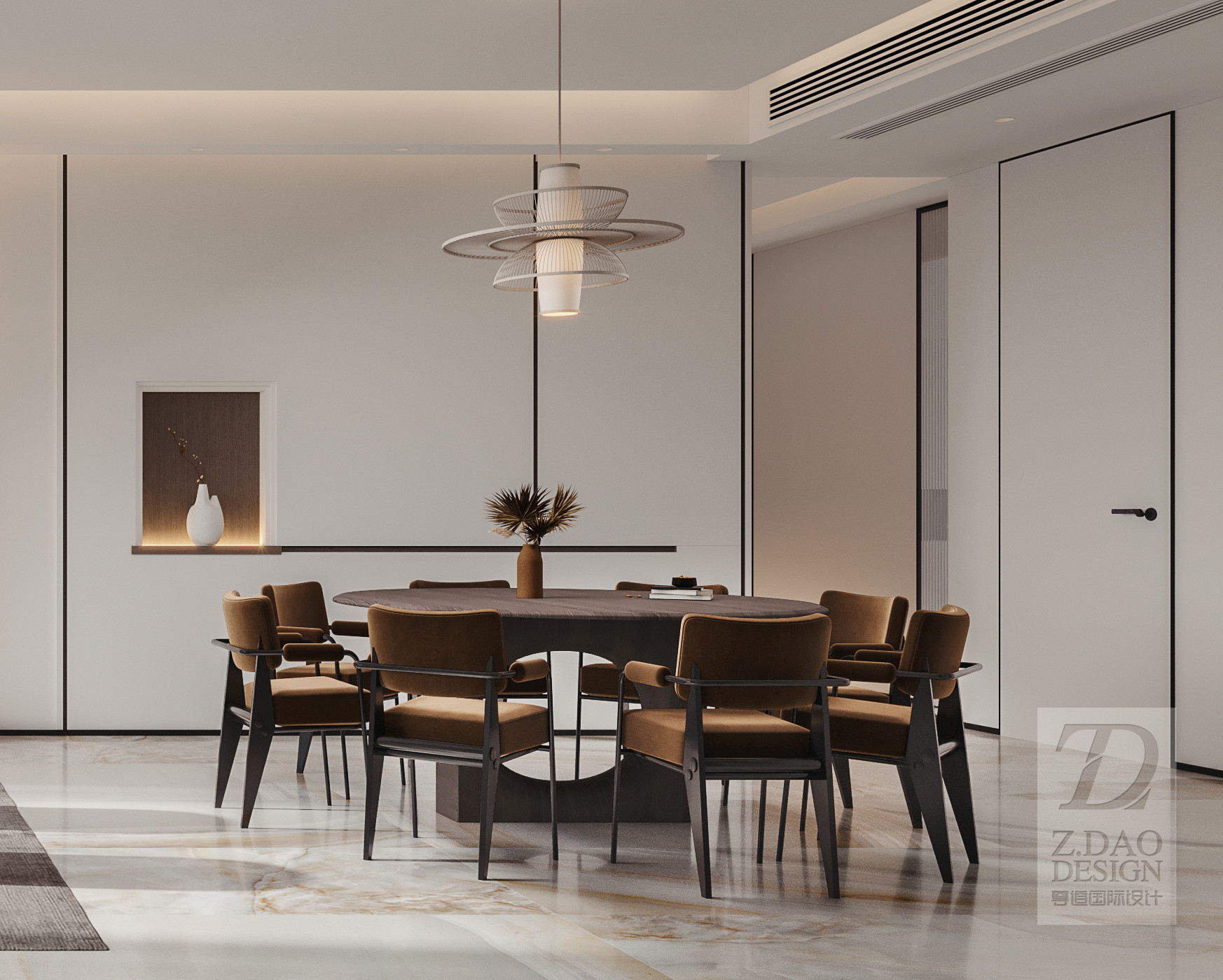 合肥海亮唐宁府 158㎡现代中式复式设计,闲居别庐之美-26