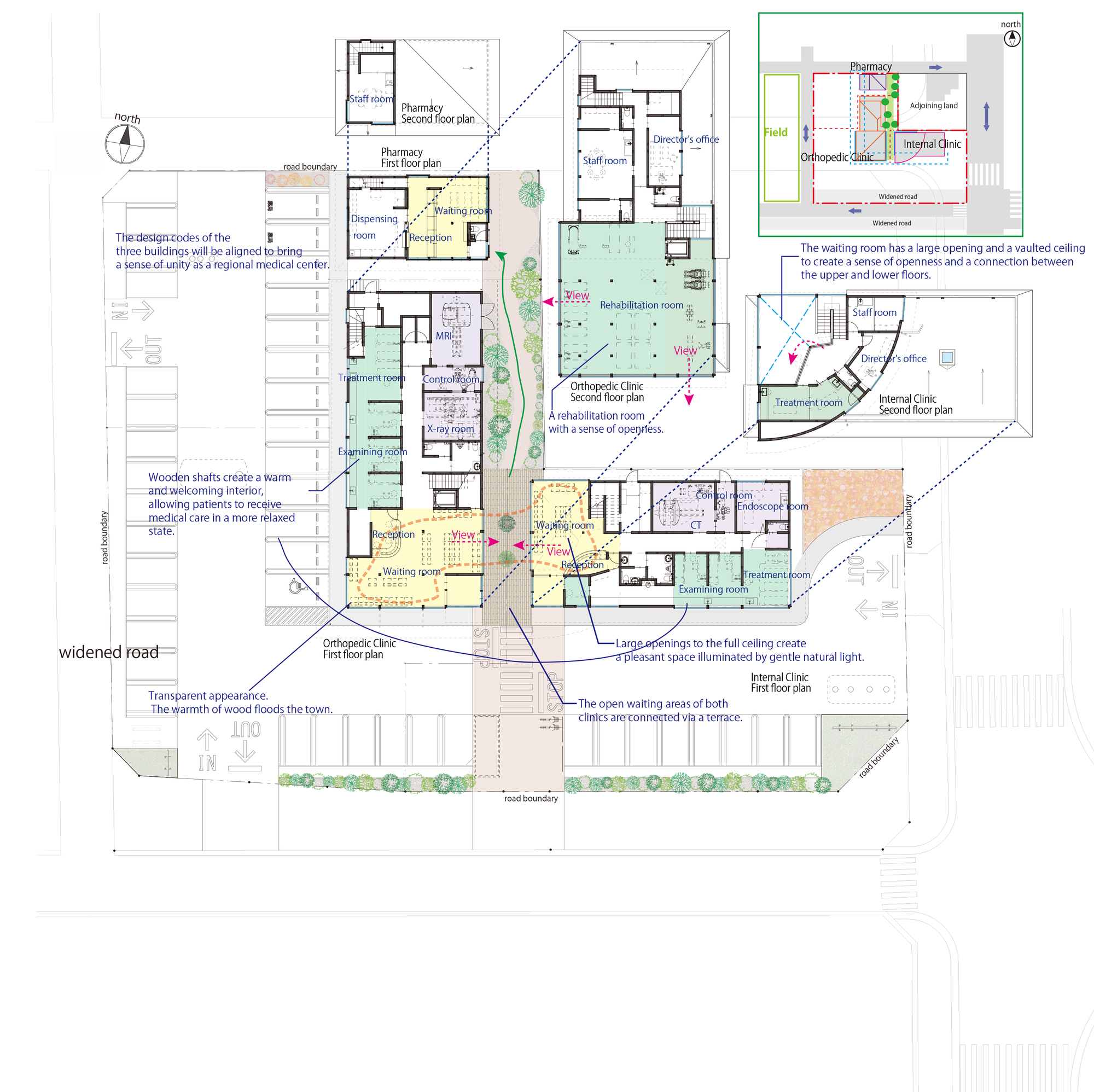 Asahi no Mori 内科和胃肠病学诊所丨日本丨TSC Architects-15